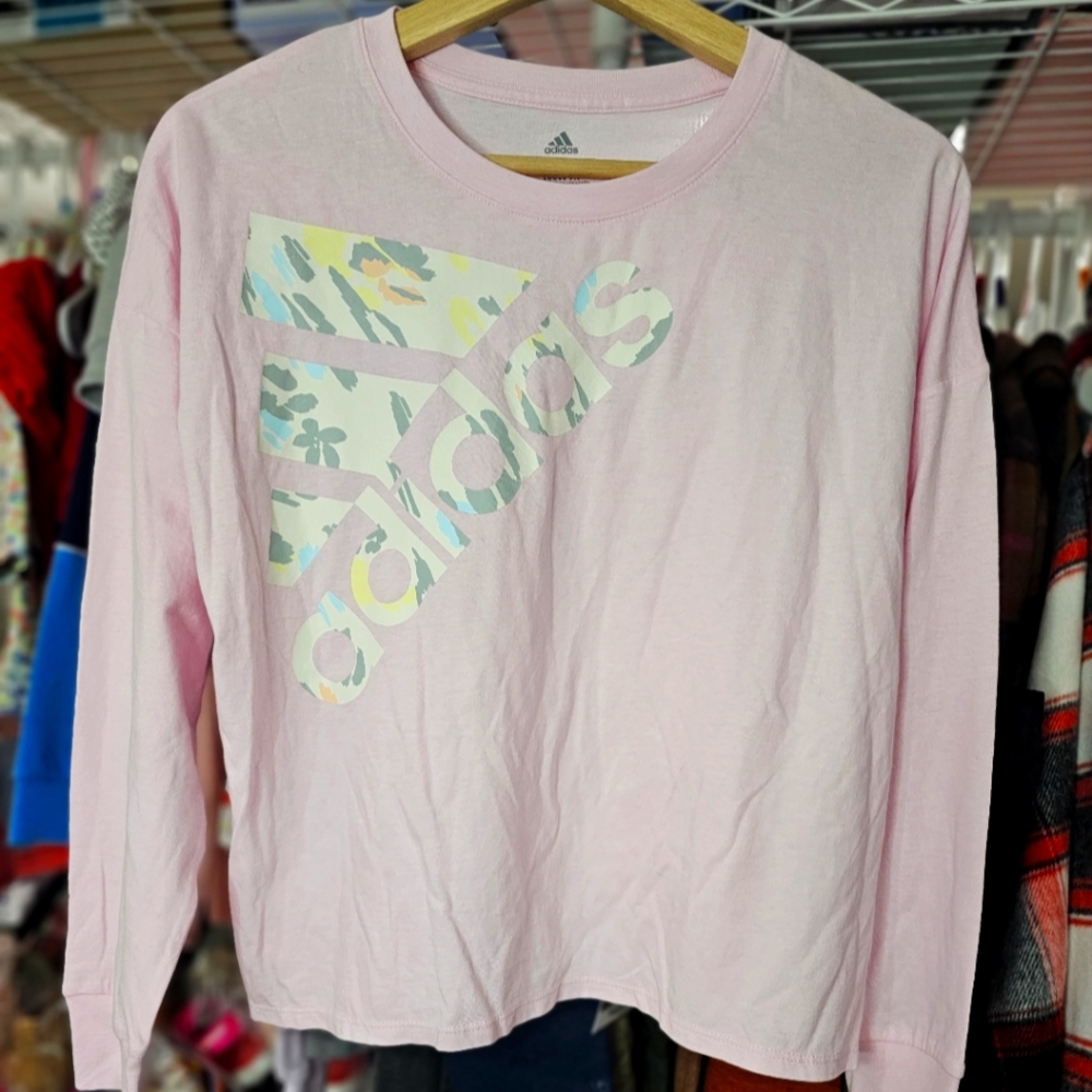 ADIDAS KIDS GIRL LONG SLEEVE SHIRT SIZE L - 14